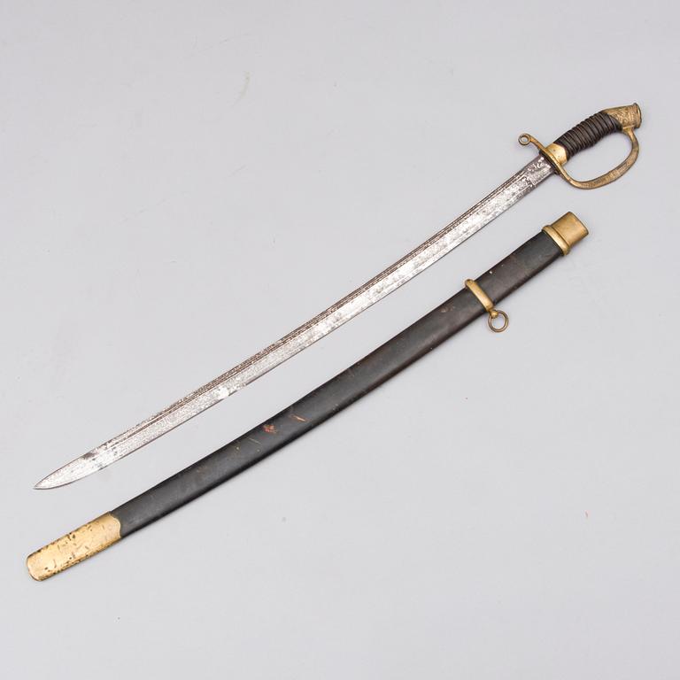 An Imperial Russian model 1909 officer's sword.