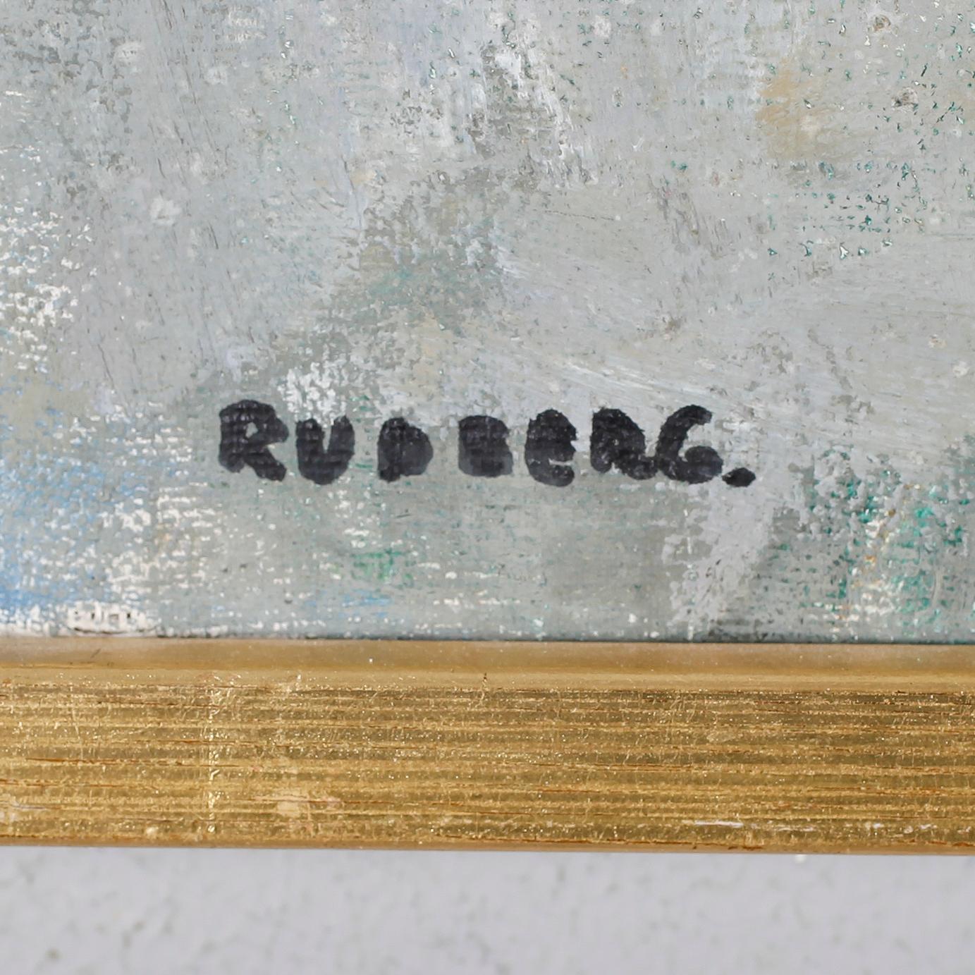 GUSTAV RUDBERG, olja på duk, signerad.