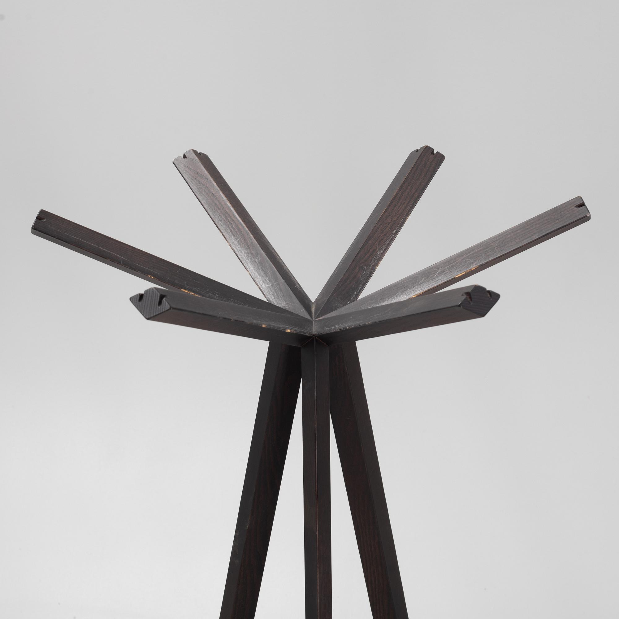 Nendo, a pair of 'Rokamura' coat hanger, De Padova, Italy.