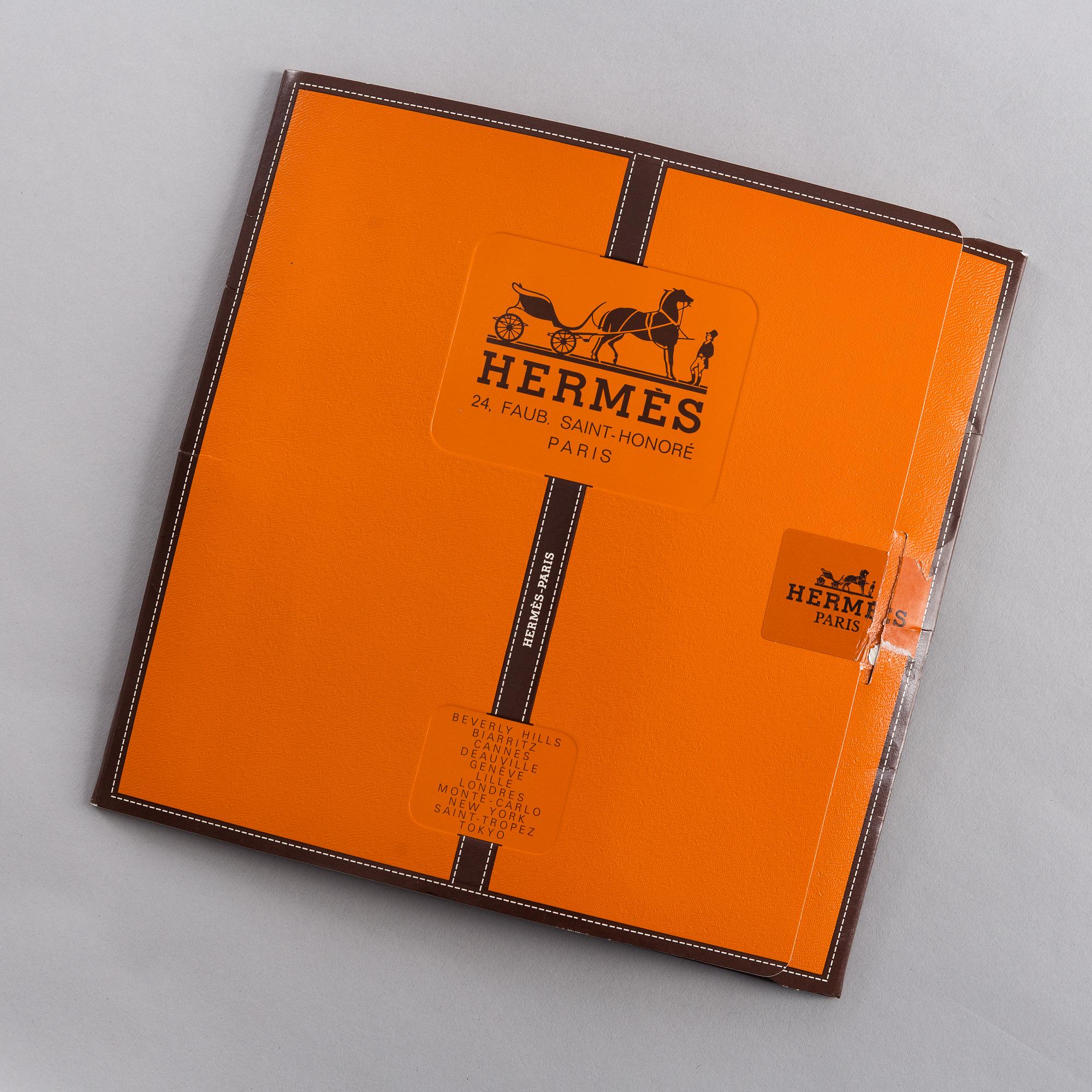 HERMÈS, scarf, 'Grand Apparat'.