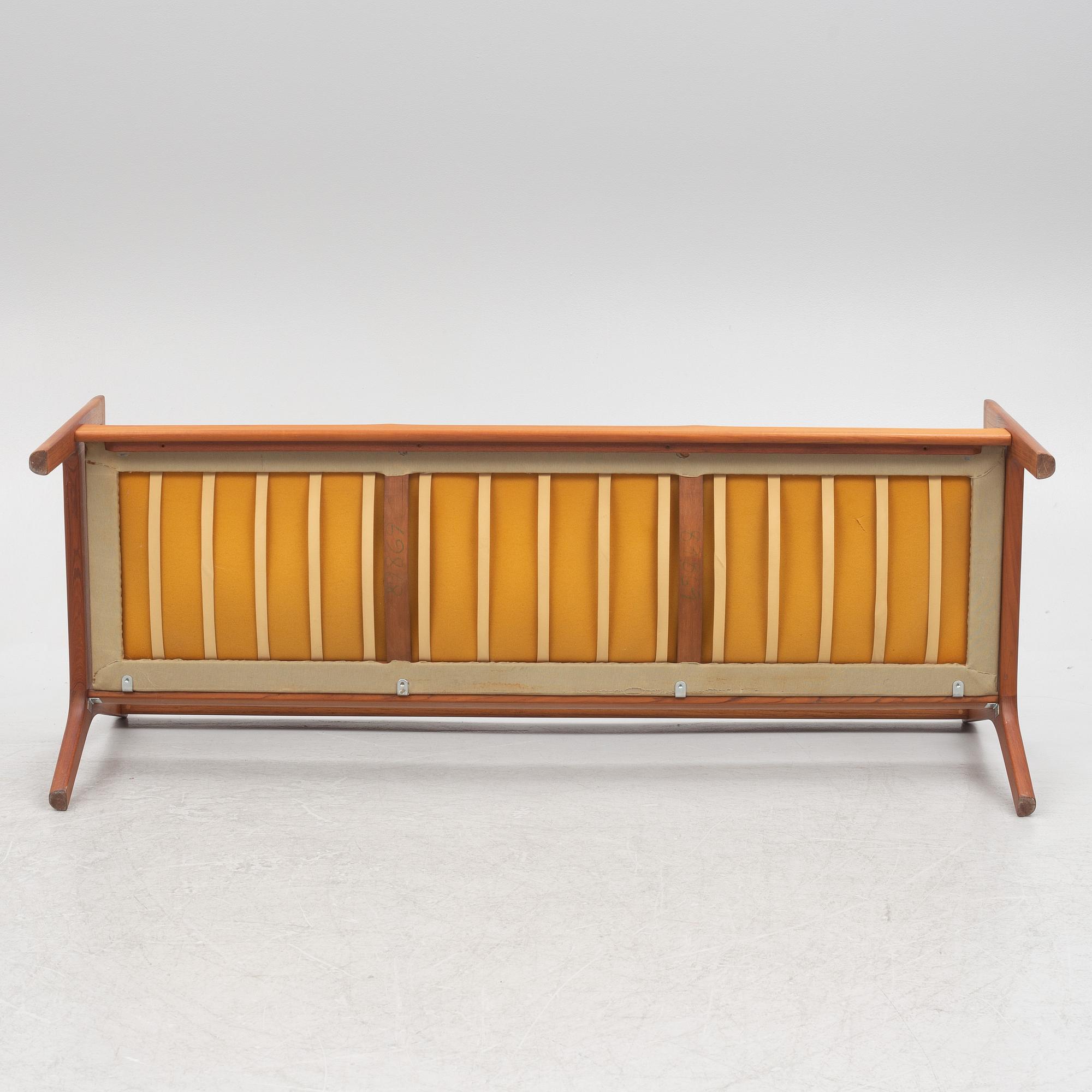 Ole Wanscher, a 'Senator' sofa, France & Son, Denmark, 1960s.