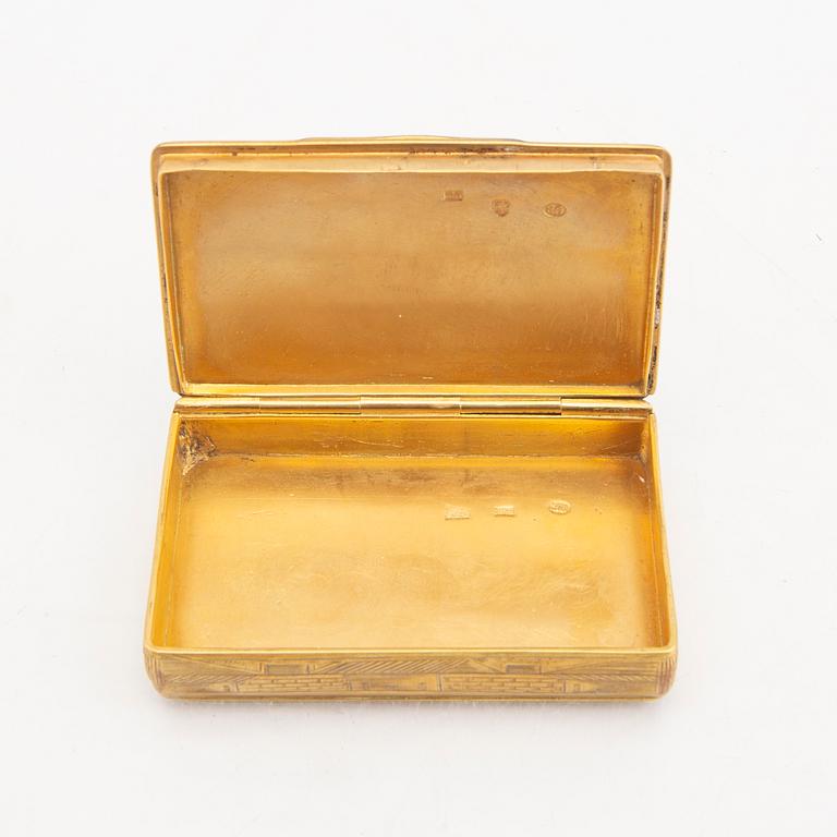 Dosa förgyllt silver Moskva 1822-55.