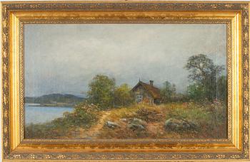 Severin Nilson, "Fiskarstuga i skärgården".