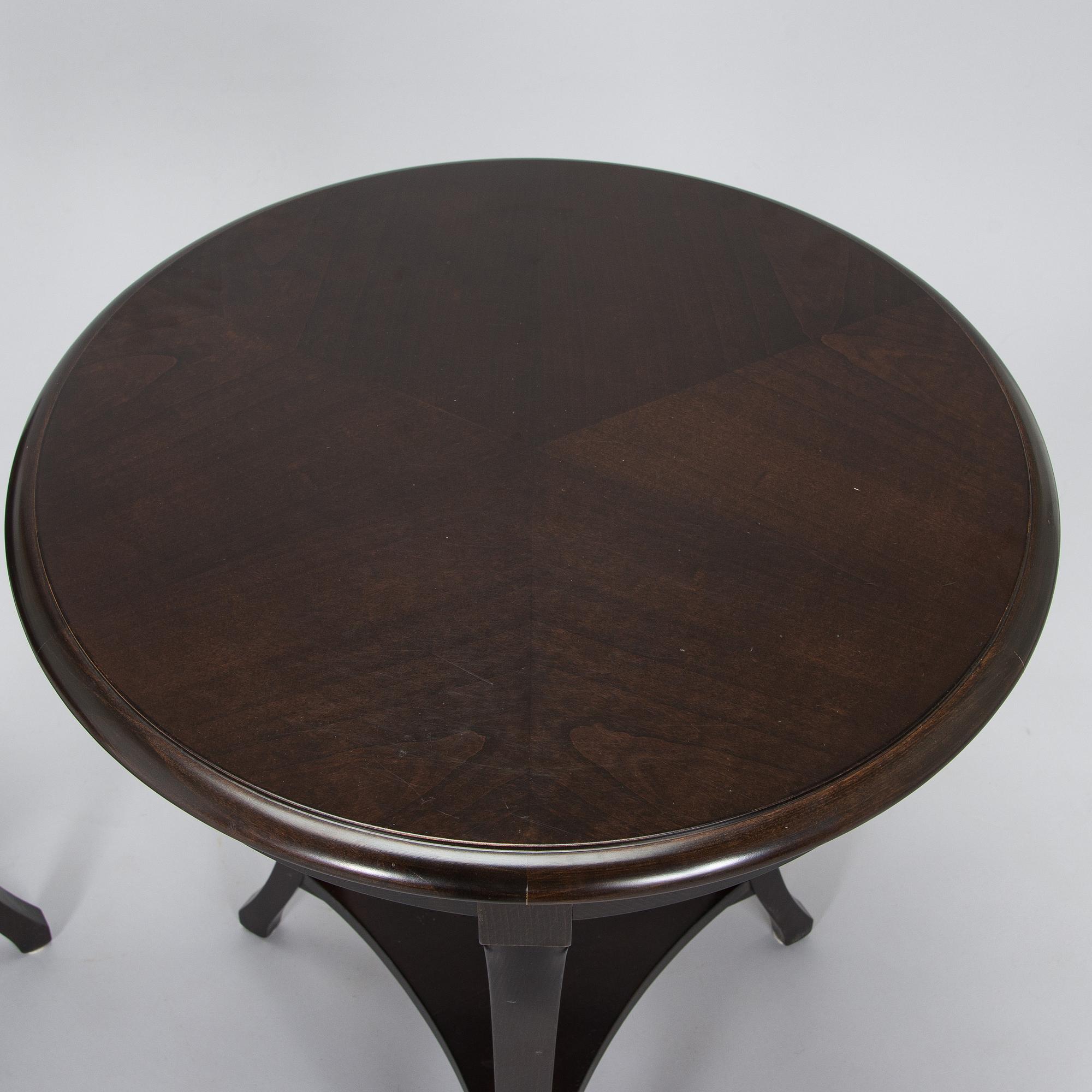 A pair of side tables, Selva, Italy, late 20th century.