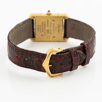 must de CARTIER, Tank, wrustwatch, 20,5 x 20 (28) mm.