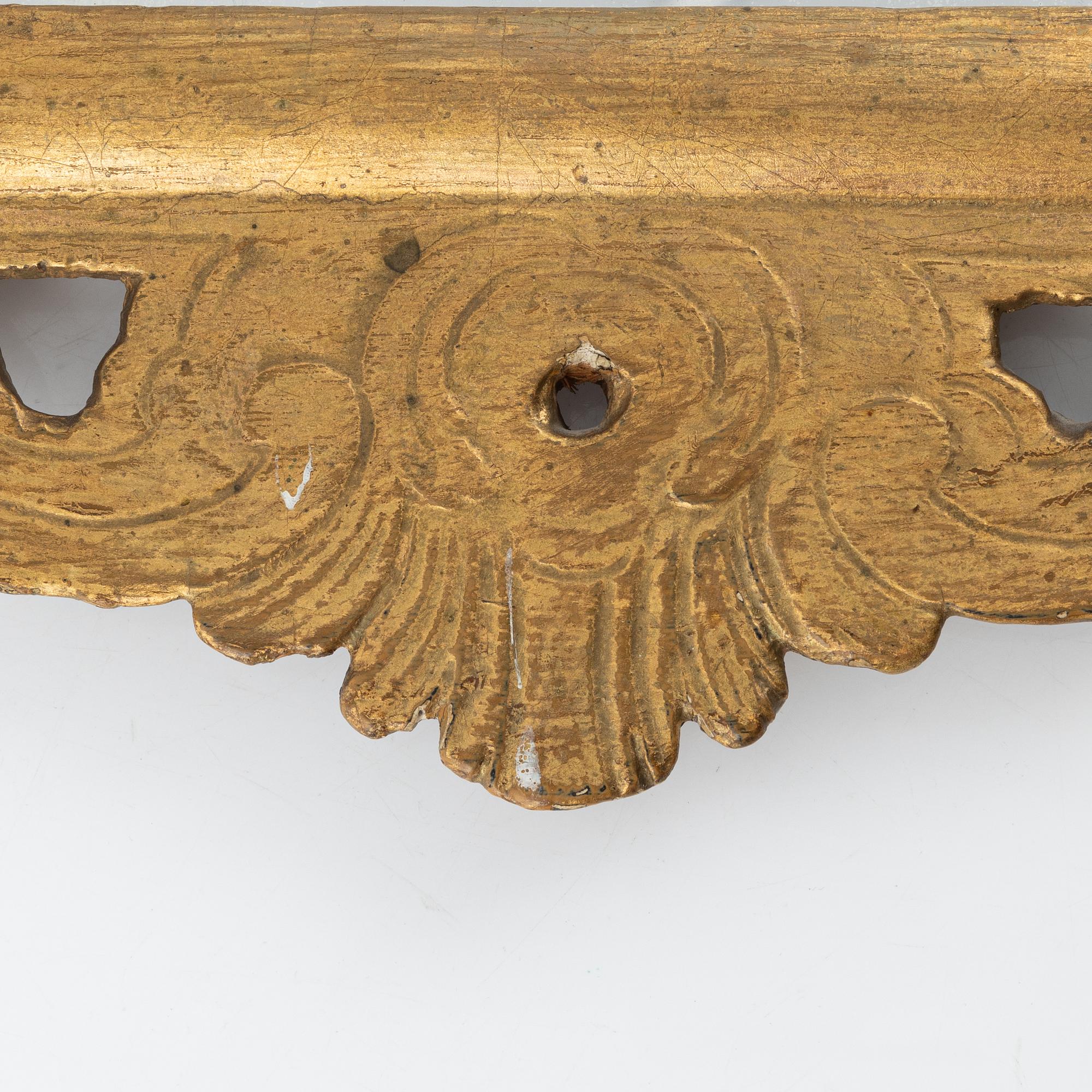 Johan Åkerblad, a gilded Rococo wall sconce, second half of the 18th century.