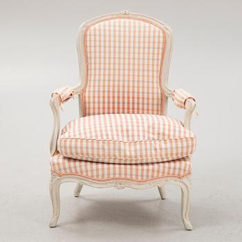 Fåtölj, Stockholmsarbete i Rokoko, 1700-talets senare del.