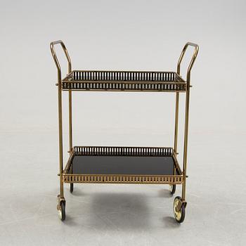 A serving trolley, second half of the 20th century.