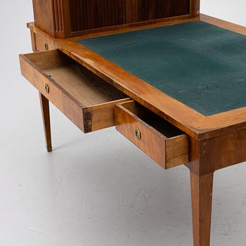 A Swedish Empire mahogany desk, first part 19th century.