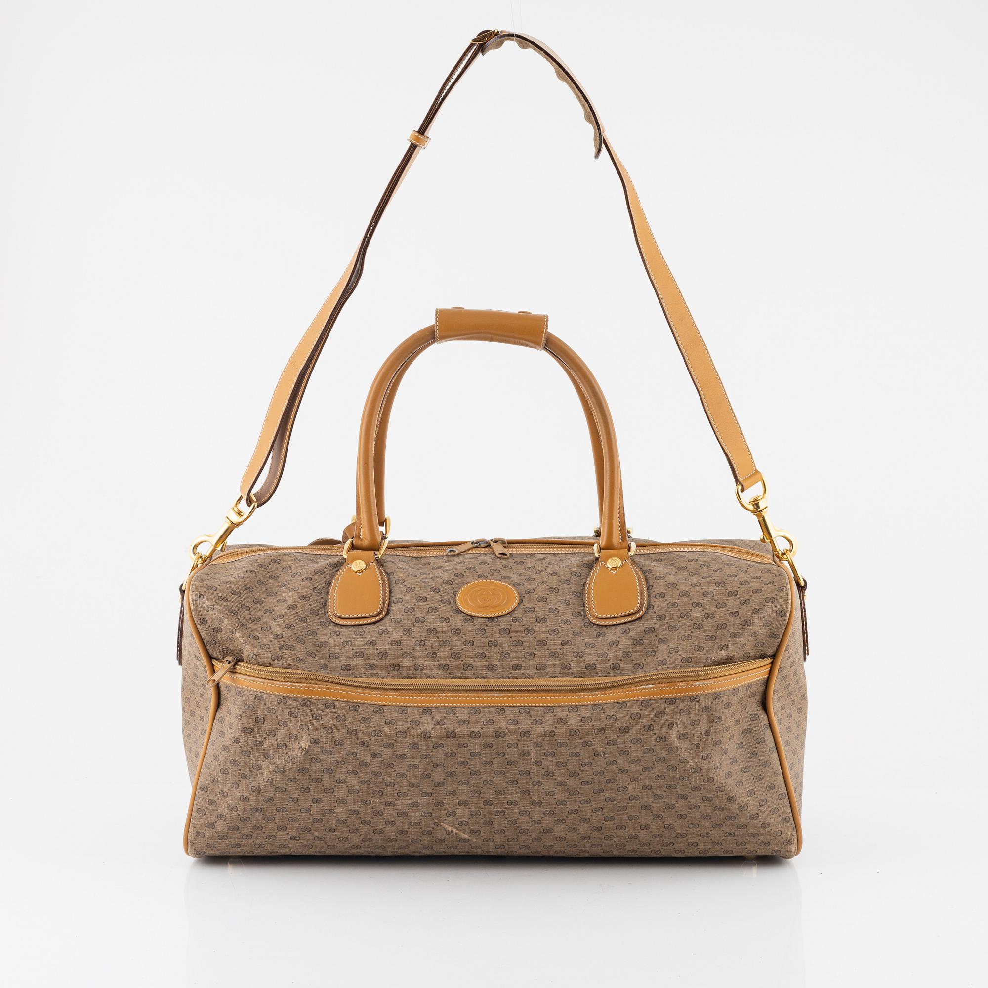 Gucci, väska, weekendbag, vintage.