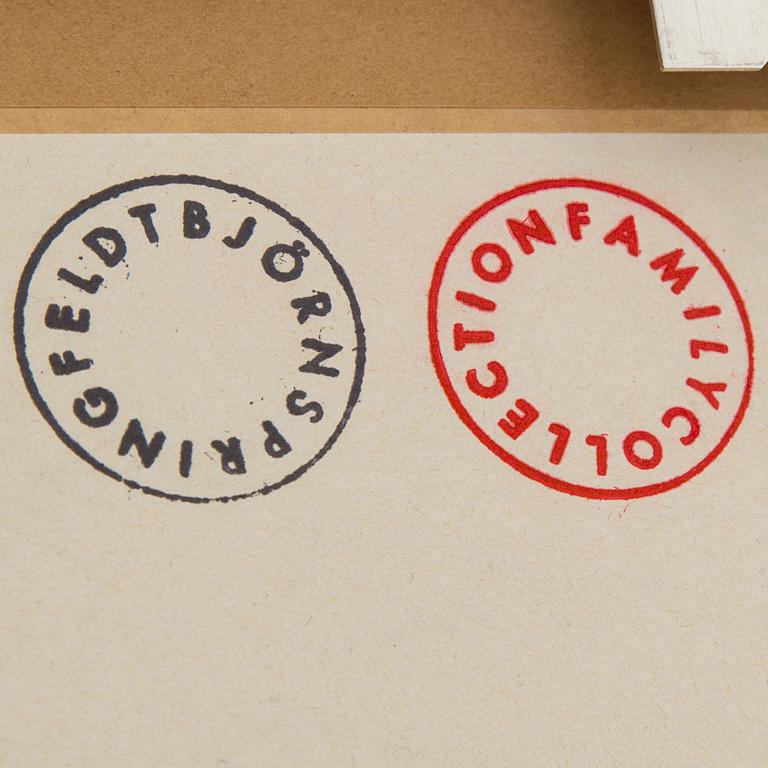 HANS HAMMARSKIÖLD, fotografi, a tergo signerat och daterat 1953.