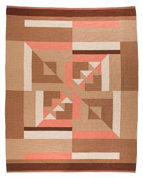 Greta Skogster-Lehtinen, kavalankamatto,  Kodiksamin Mattokutomo. 1930-luku. Noin 250 x 196 cm.