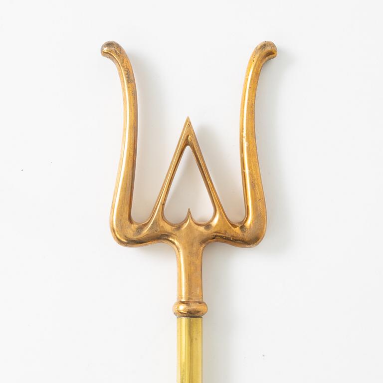 A clothes rack hook, 20th century.