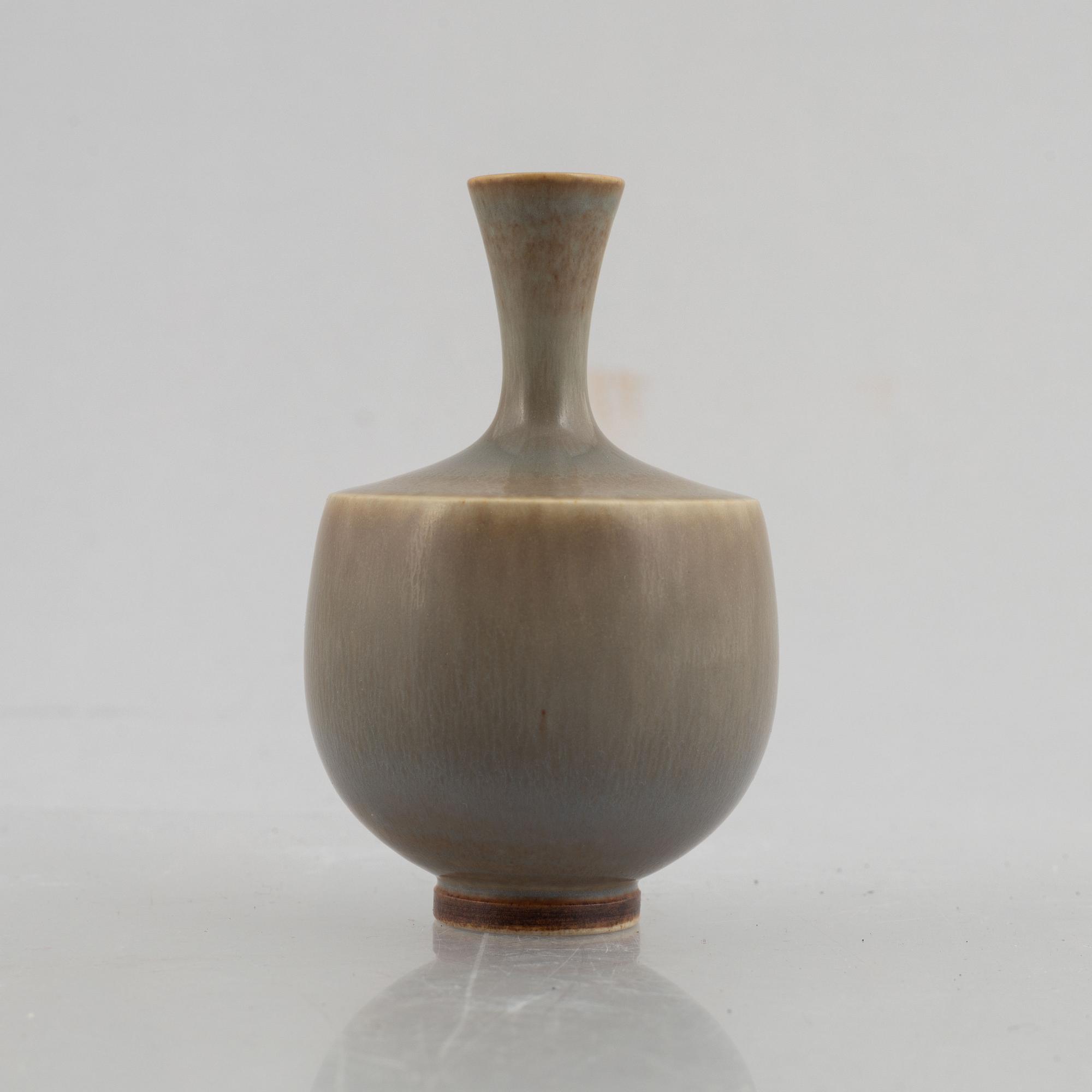 Berndt Friberg, vas, stengods, Gustavsbergs studio, 1957.