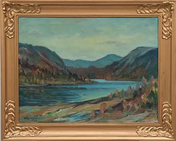 AUKUSTI KOIVISTO, olja på duk, signerad och otydlig datering.