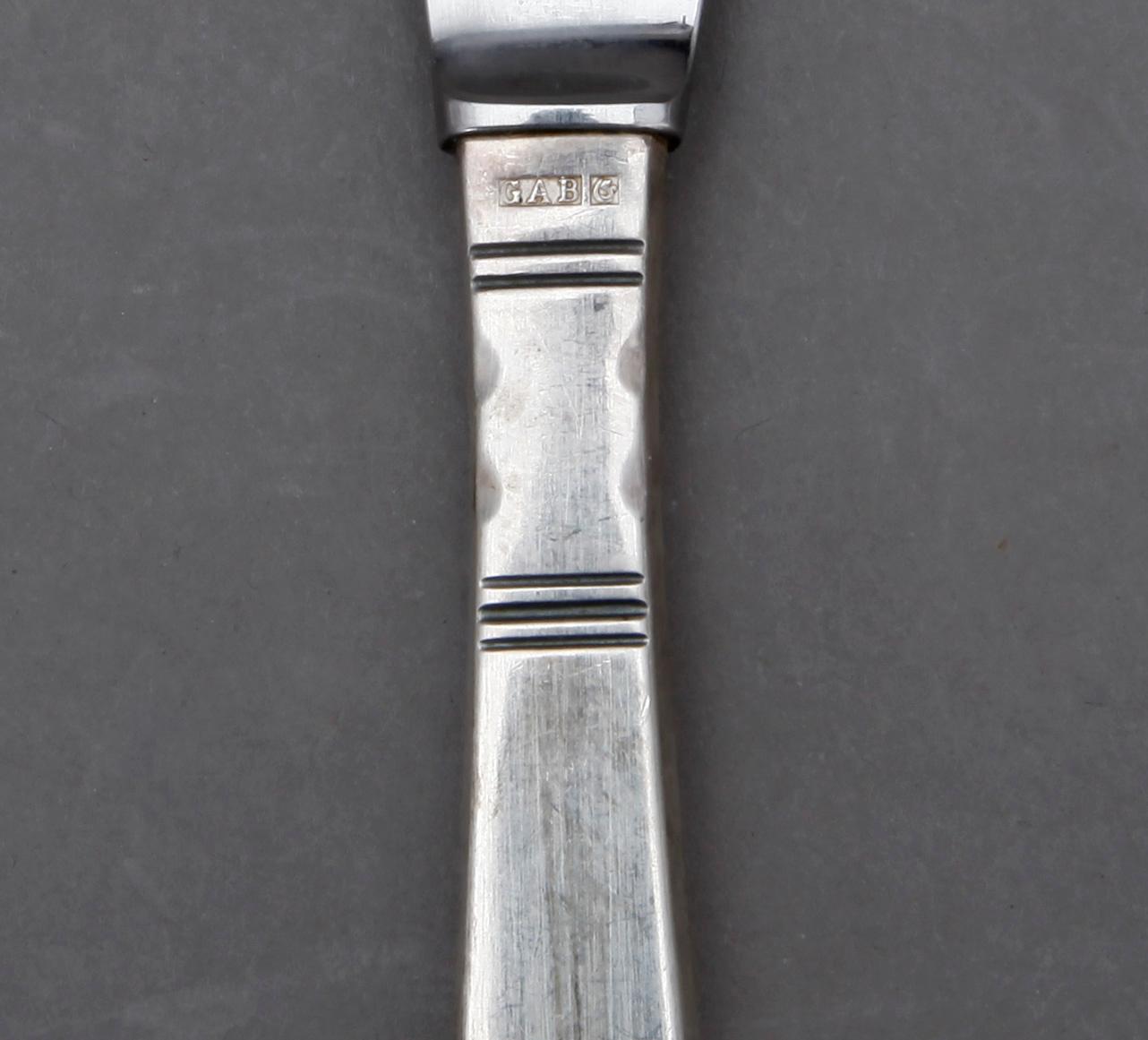 BESTICKSERVIS, 64 delar. Silver. Rosenholm. GAB Stockholm bl a 1974. Tot ca 2450 g.