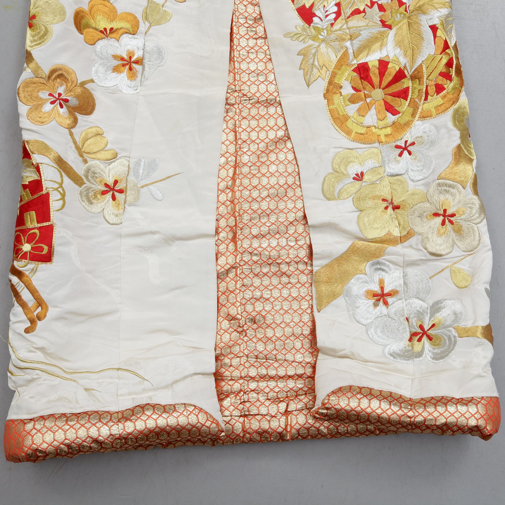 KIMONO, broderi, Japan.
