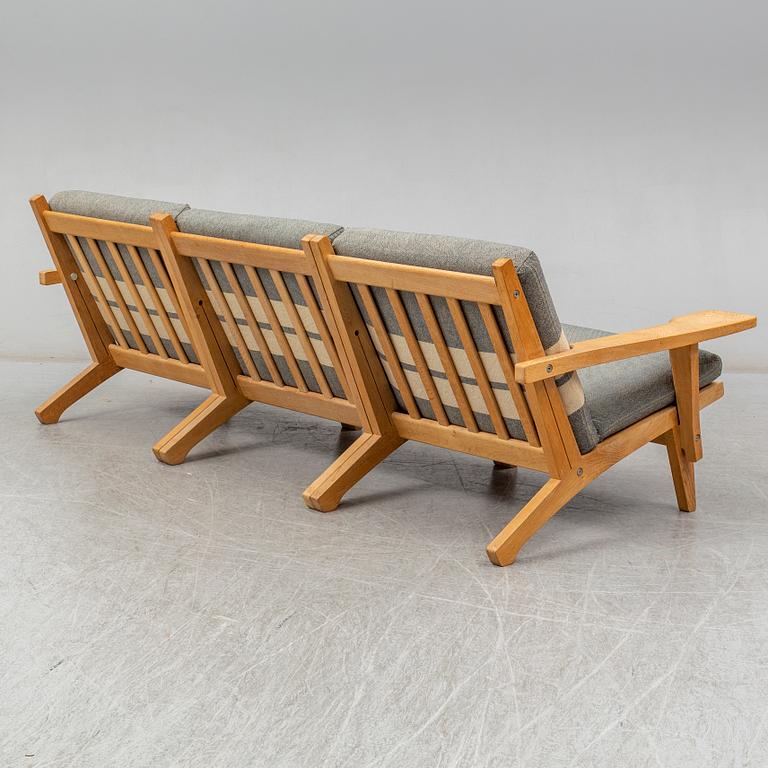 HANS J WEGNER, soffa/ fåtöljer, 3 delar, "GE 375",  Getama.