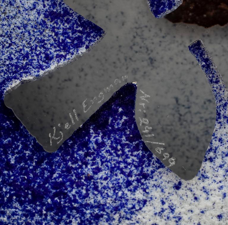 KJELL ENGMAN, skulptur/installation, glas, Kosta Boda, 1900-tal.