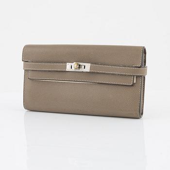Hermès, an Epsom leather 'Kelly' wallet, 2011.