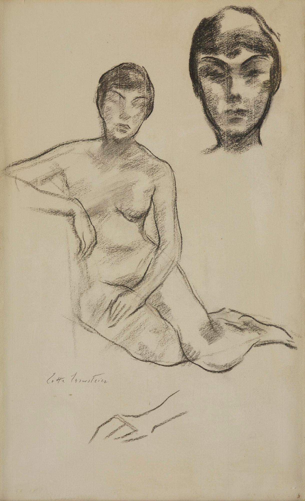 Lotte Laserstein, Study for a nude.