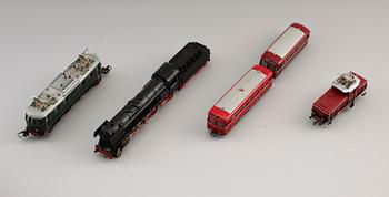 MODELLTÅGSLOK, 4 st, Märklin, Tyskland.