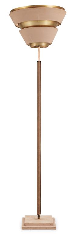 OKÄND FORMGIVARE, möjligen en skiss av Alvar Aalto tänkt för Valaistustyö, golvlampa 1950-tal.