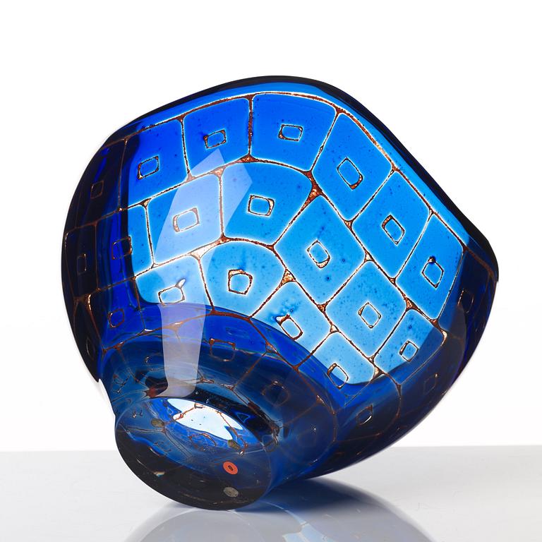 Sven Palmqvist, a "Ravenna" glass bowl, Orrefors 1978.