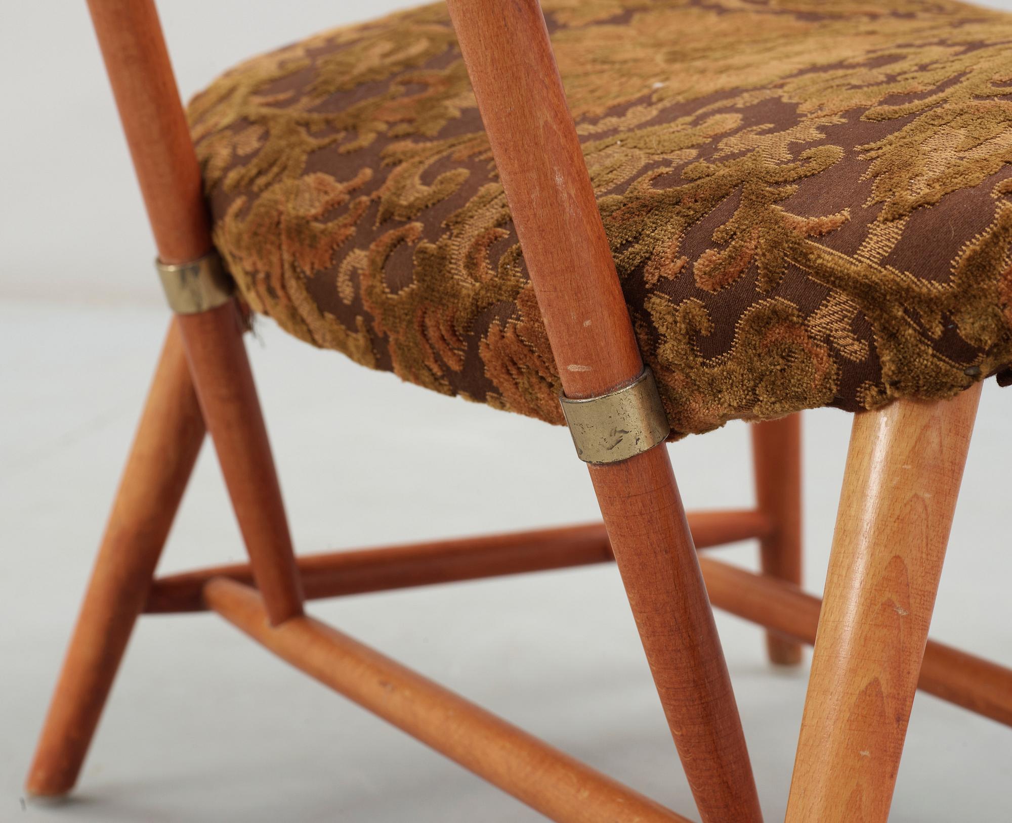 STOL, "TeVe", Alf Svensson, för Studio, Ljungs Industrier. Modellen Formgiven 1953.