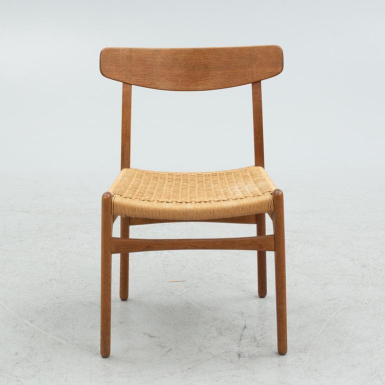 Hans J. Wegner, stol, "CH 23 Spisestolen", Carl Hansen & Son, Odense, Danmark.