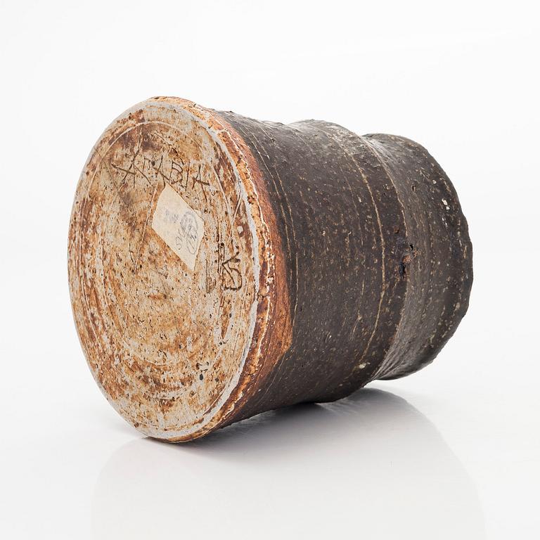 Kyllikki Salmenhaara, maljakko, kivitavaraa, signeerattu KS ARABIA.