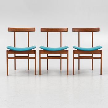 Inger Klingenberg, stolar, 3 st, modell 193, France & Son, 1960-tal.