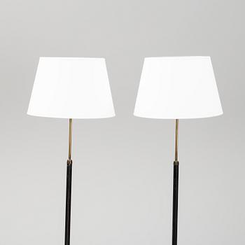 A pair of floor lamps from Falkenbergs belysning in the second half of the 20th century.