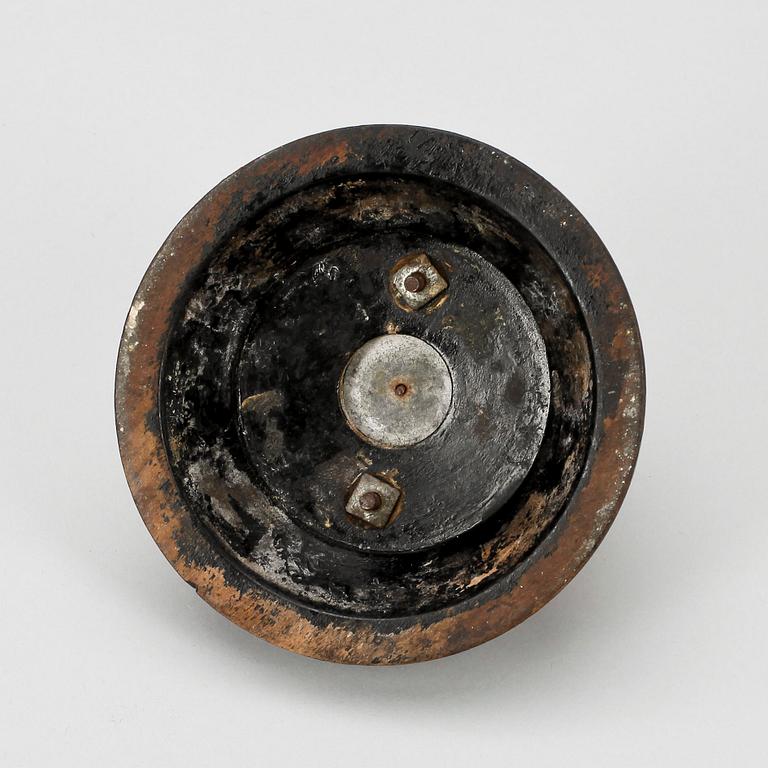 RINGKLOCKA, silver och trä, nyrokoko, London, 1800-tal.
