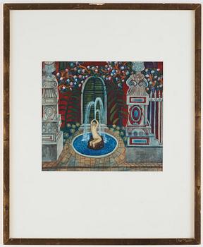 Mårten Andersson, Bath in the fountain.