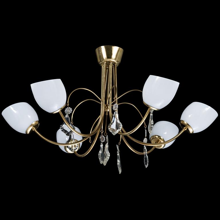 PAAVO TYNELL, a mid-20th century 'K1-12' chandelier for Idman.