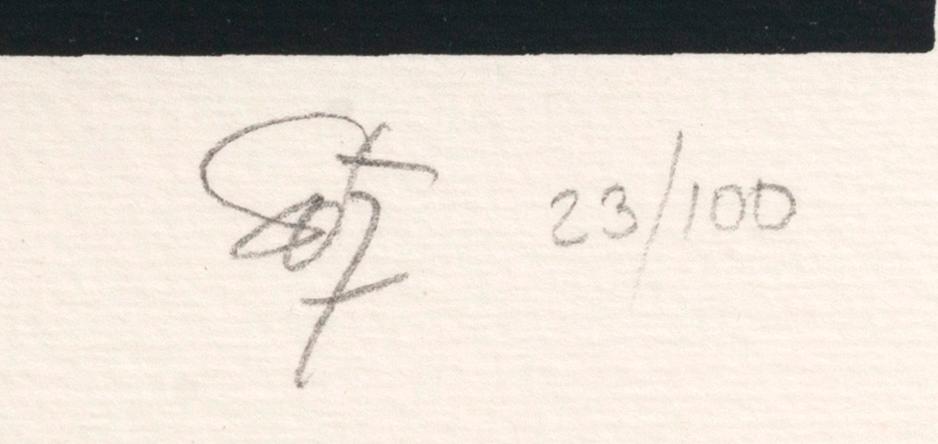 Jesús Rafael Soto, serigrafi, signerad och numrerad 23/100.