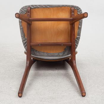 Arne Hovmand-Olsen,  a set of six model 75 chairs, Mogens Kold Møbelfabrik, Denmark 1960s.