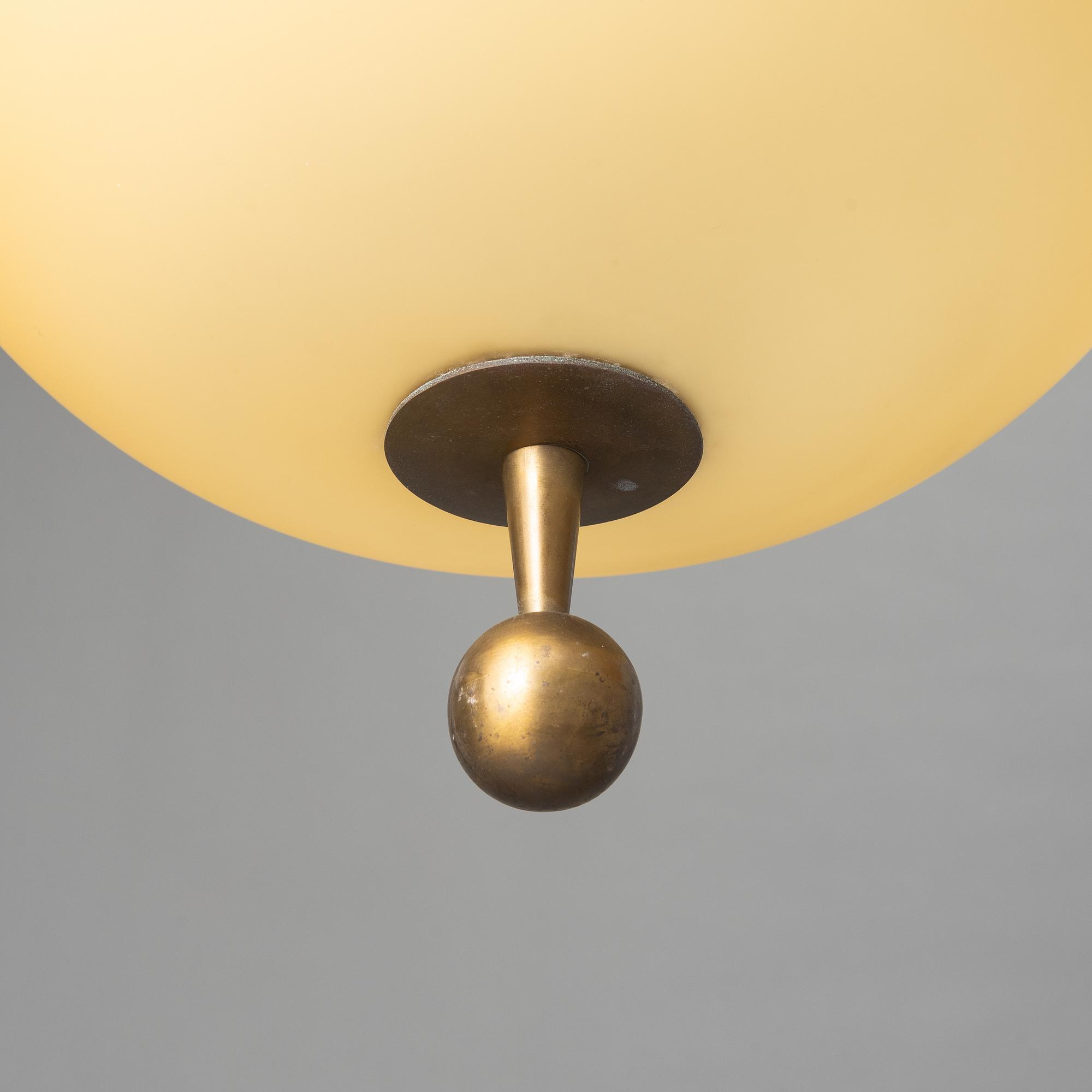 Erik Tidstrand, a ceiling lamp model "29587", Nordiska Kompaniet, 1930s.