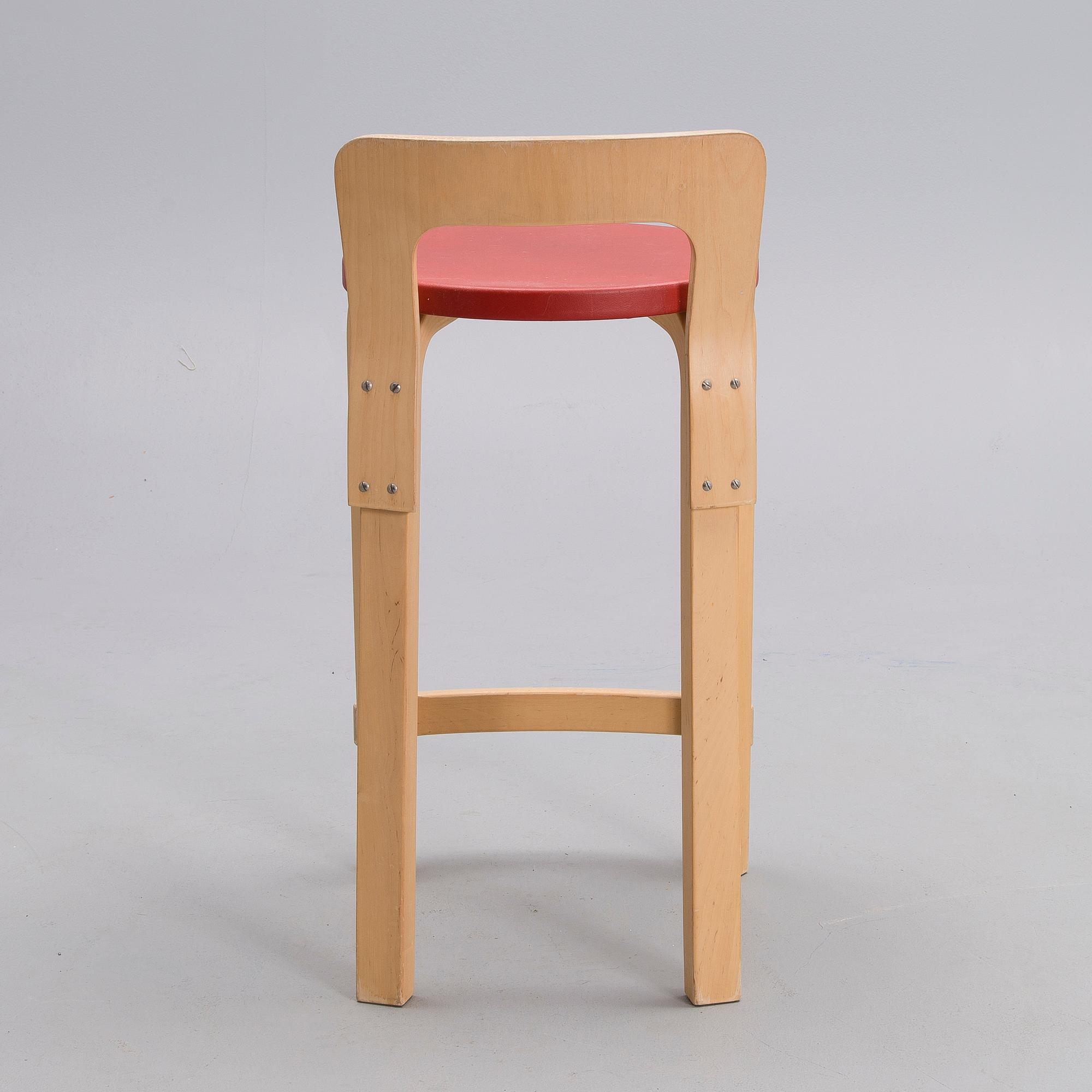 ALVAR AALTO, barstol, modell K 65, Artek, 1960-70-tal.