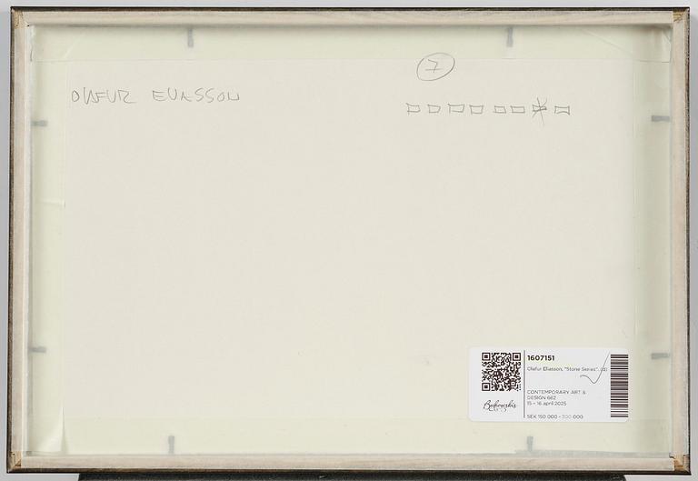 Olafur Eliasson, "Stone Series", 1998.