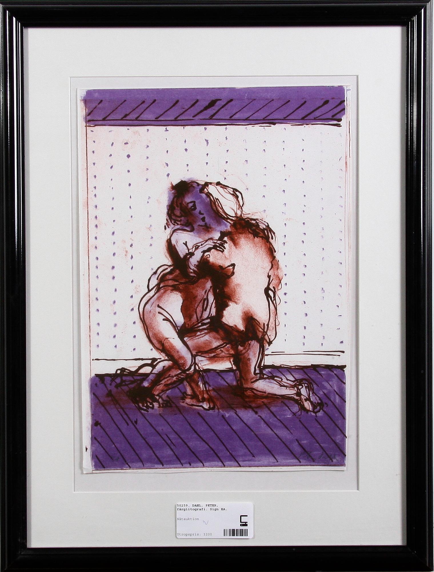 DAHL, PETER, färglitografi. Sign EA.