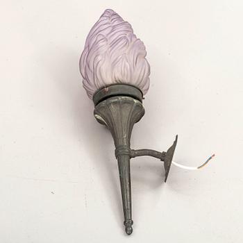 Wall lamp, 20th century.