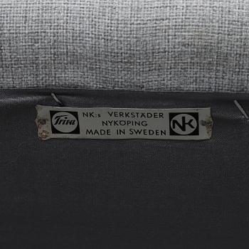 KERSTIN HÖRLIN-HOLMQUIST, soffa, "Lilla Paradiset", Triva, Nordiska Kompaniet formgiven 1958.