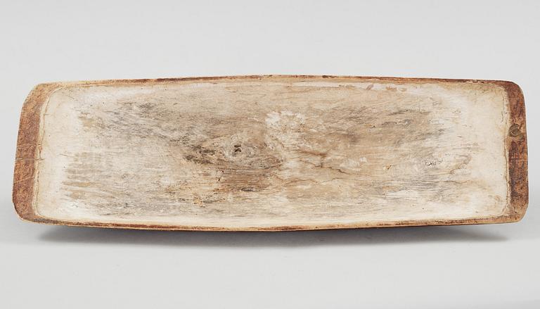 a wooden bowl from the 19th century.