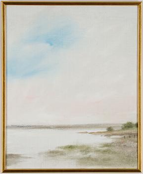 Inge Pettersson, triptych, oil on canvas, signed.