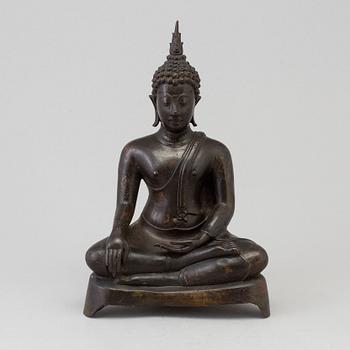 BUDDHA, brons. Thailand, troligen 1800-tal.