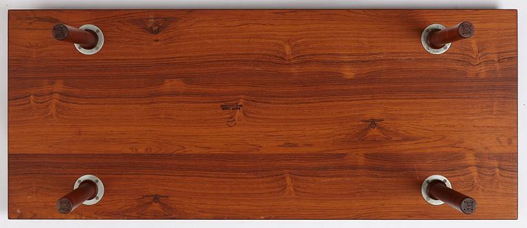 Hans J. Wegner, a palisander sofa table, 'AT-12', Andreas Tuck, Denmark 1950-60s.