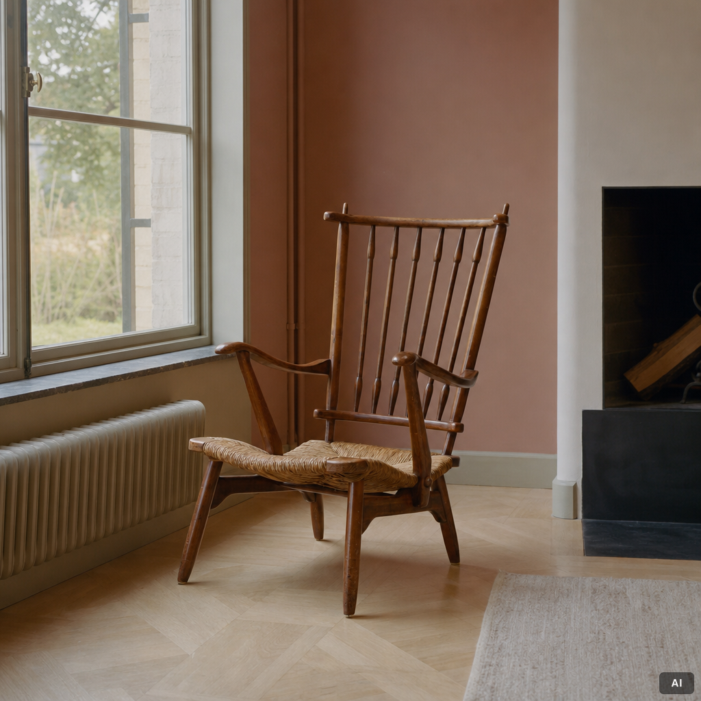 Armchair, De Ster Gelderland, Germany, mid-20th century.