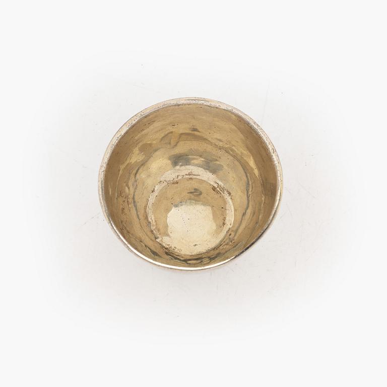 A Swedish silver tumbler, mark of Lorenz Swan, Nyköping (active 1749-1761 (62)).